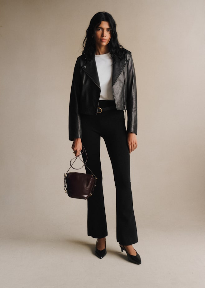 SEZANE セザンヌ　レザージャケット レザージャケット : ショート ＆ ロング | レディースウェア | Sézane