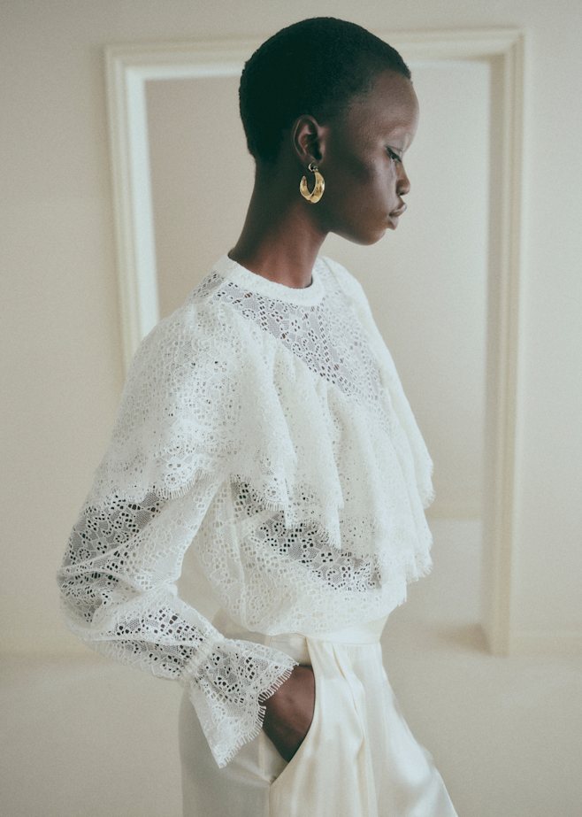 トップス : レース＆刺繍コレクション | レディースウェア | Sézane