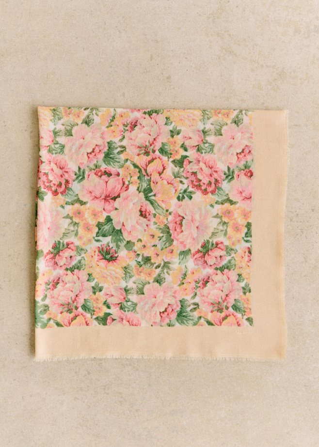 関税込 セザンヌ 花刺繍＆ポケット付 大き目 アメニティーポーチ ポーチ ｜ KANKAN ジャングル フラット 刺繍ポーチ 動物