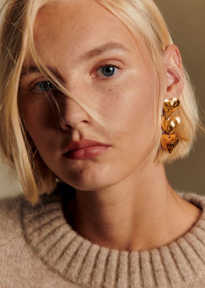 Sézane セザンヌ ピアス べっ甲柄 Sézane セザンヌ ピアス べっ甲柄 SEZANE(セザンヌ) ピアス