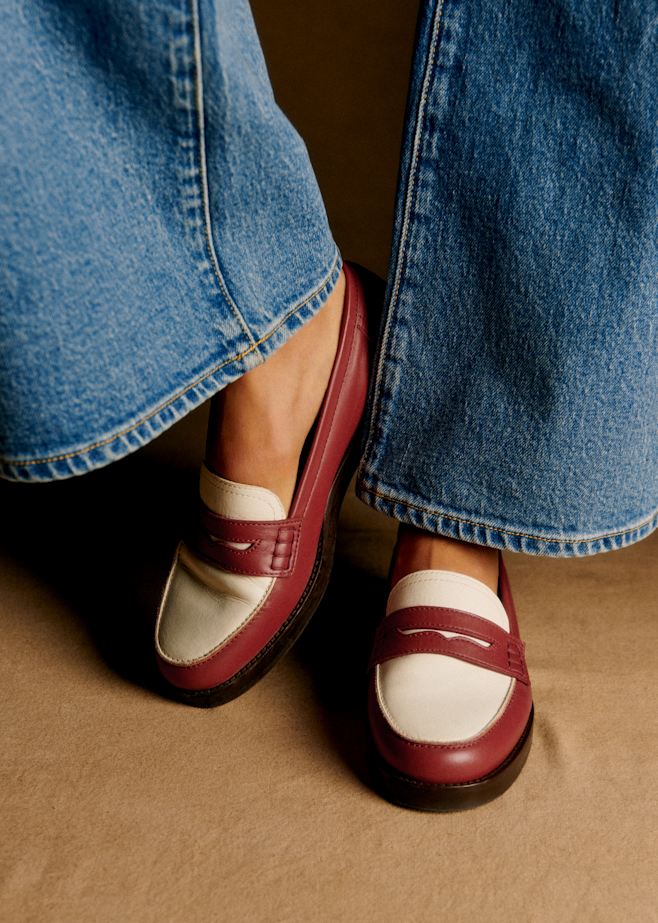 sezane AMY ローファー　サイズ38 Amy Loafers - Glossy Black - Bovine leather - Sézane