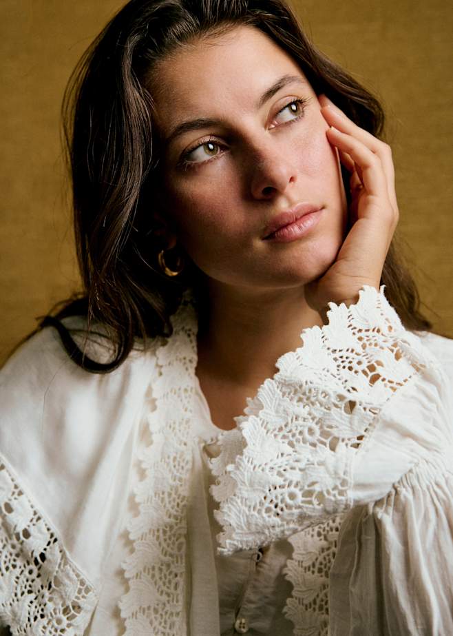Tops: Lace & Embroidered | Women's Fashion | Sézane