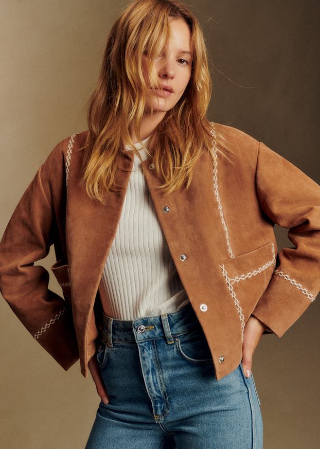 レザージャケット : ショート ＆ ロング | レディースウェア | Sézane