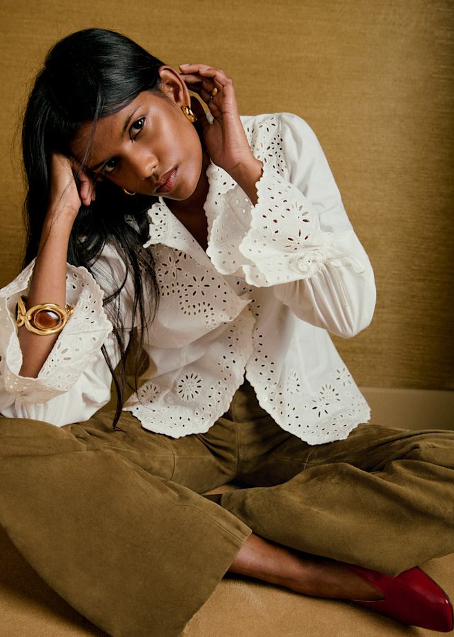 Tops: Lace & Embroidered | Women's Fashion | Sézane