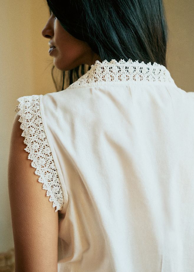 トップス : レース＆刺繍コレクション | レディースウェア | Sézane
