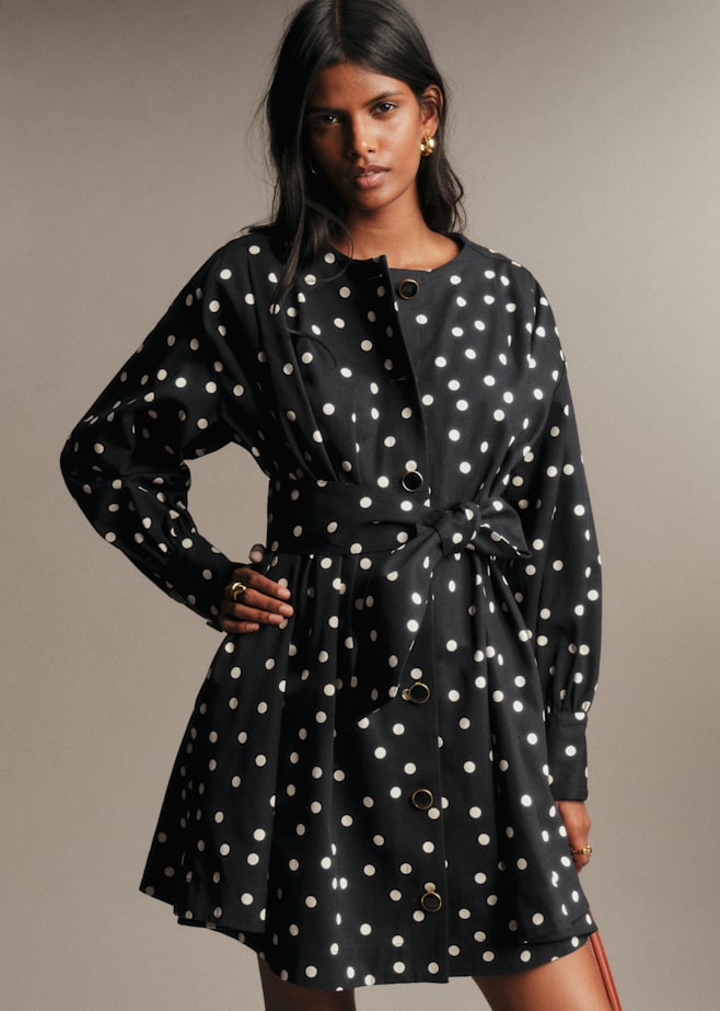 Sézane セザンヌ Sarah ドット柄ラップワンピース 34 Sézane セザンヌ Sarah ドット柄ラップワンピース 34 Sarah Dress