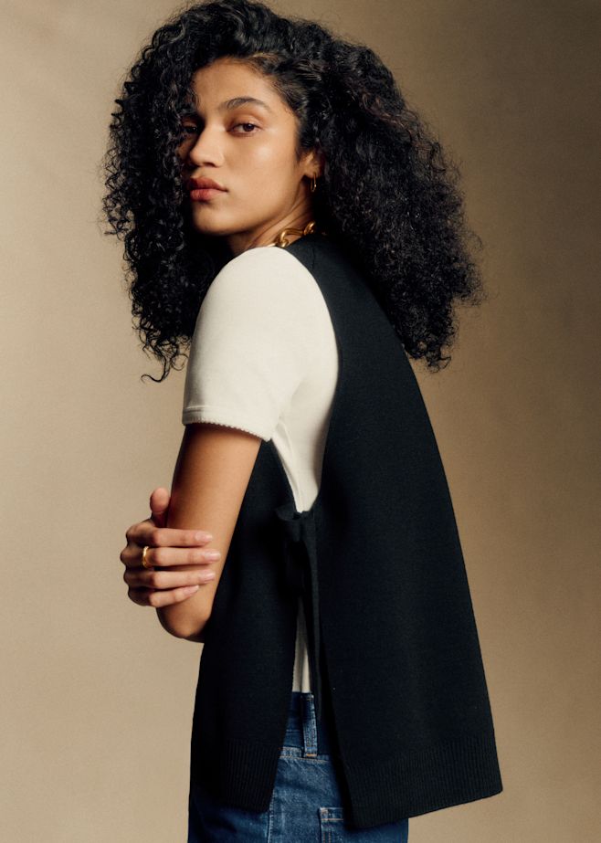 【美品】 Sezane デニムベスト xxl セザンヌ org.jpg