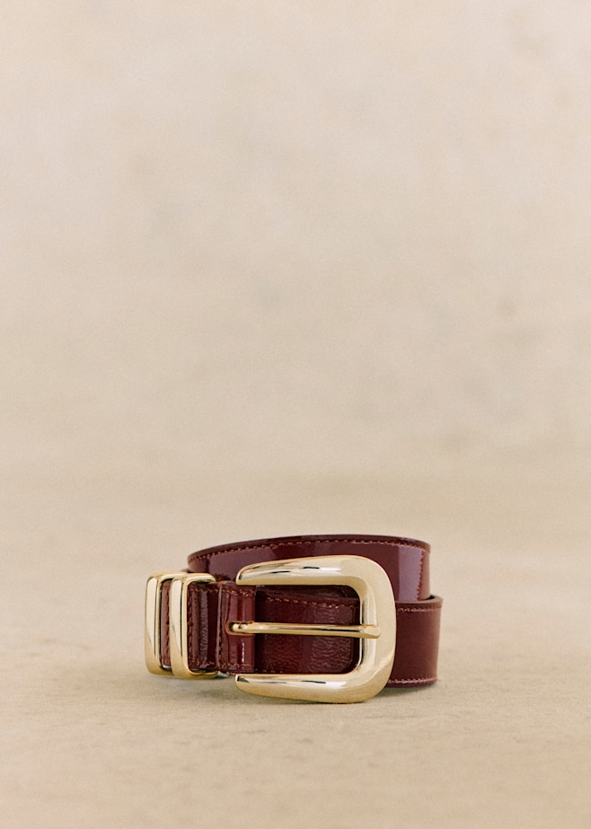 SEZANE レザー ベルト 黒 調整可能 item-62916_1.jpg