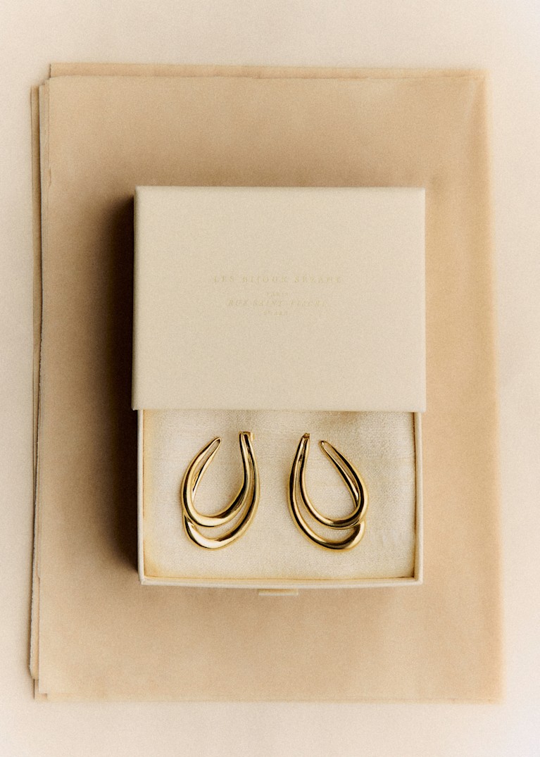 sezane flora ピアス　赤 Flora ピアス - カーマインレッド - 樹脂 - Sézane