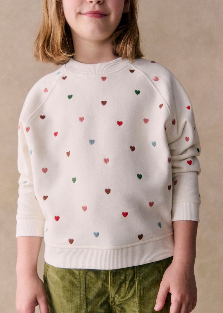 【季節はずれ特価】仏SEZANE もこもこ花スウェット 季節はずれ特価】仏SEZANE もこもこ花スウェット