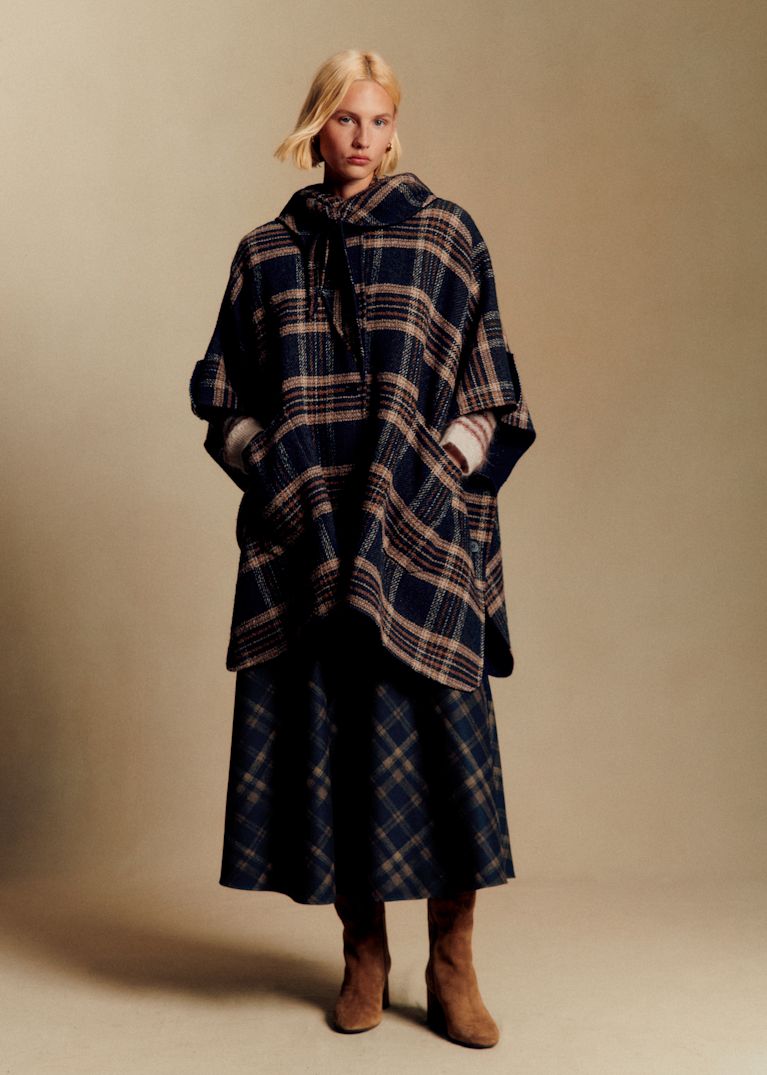 Sézane グレー ウールコート Jefferson コート - ブラックグレー - バージンウール - Sézane