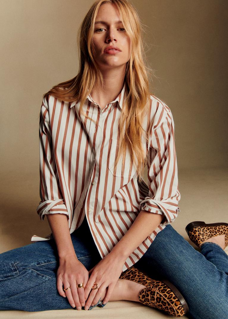 専用ページSEZANE ストライプ ボタン付き Tシャツ XS SEZANE ストライプ ボタン付き Tシャツ XS ボーダー