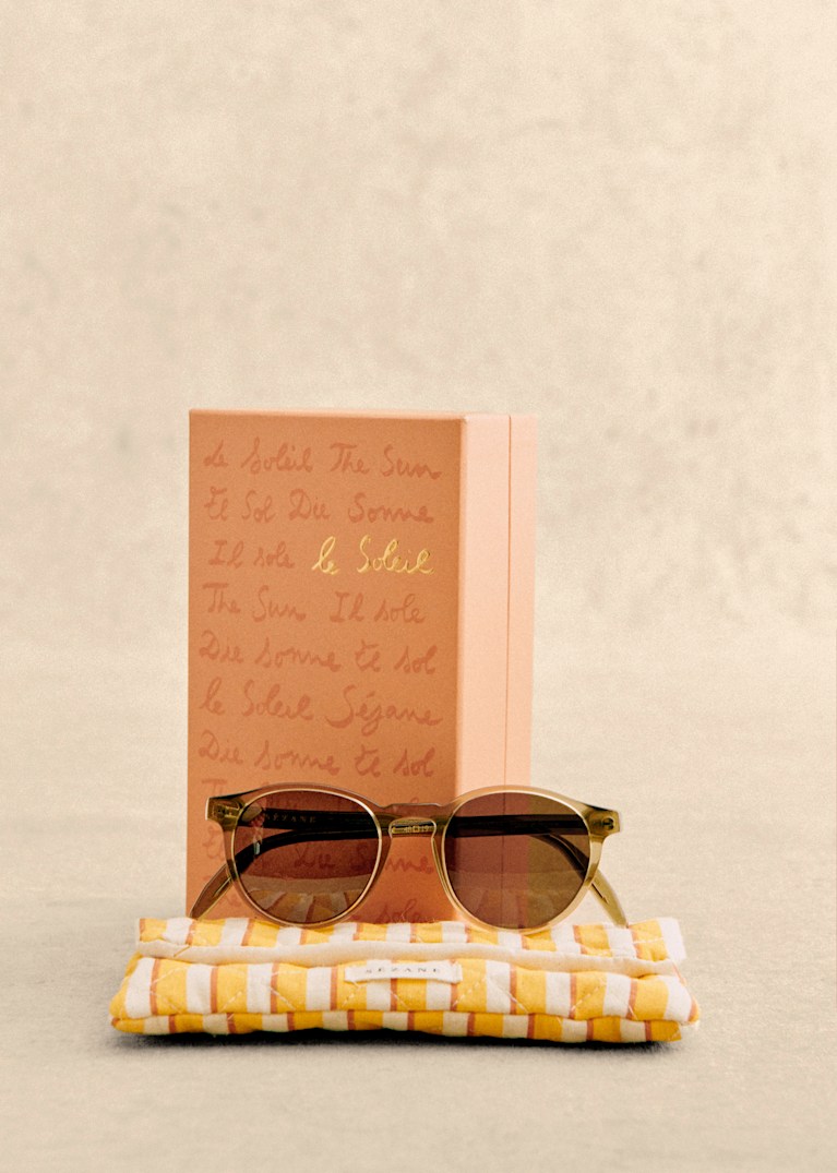【Sezane】ニュアンスカラーで魅せる サングラス Penelope Sunglasses - Tortoiseshell - Sézane