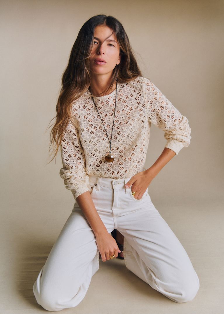 Tops: Lace & Embroidered | Women's Fashion | Sézane