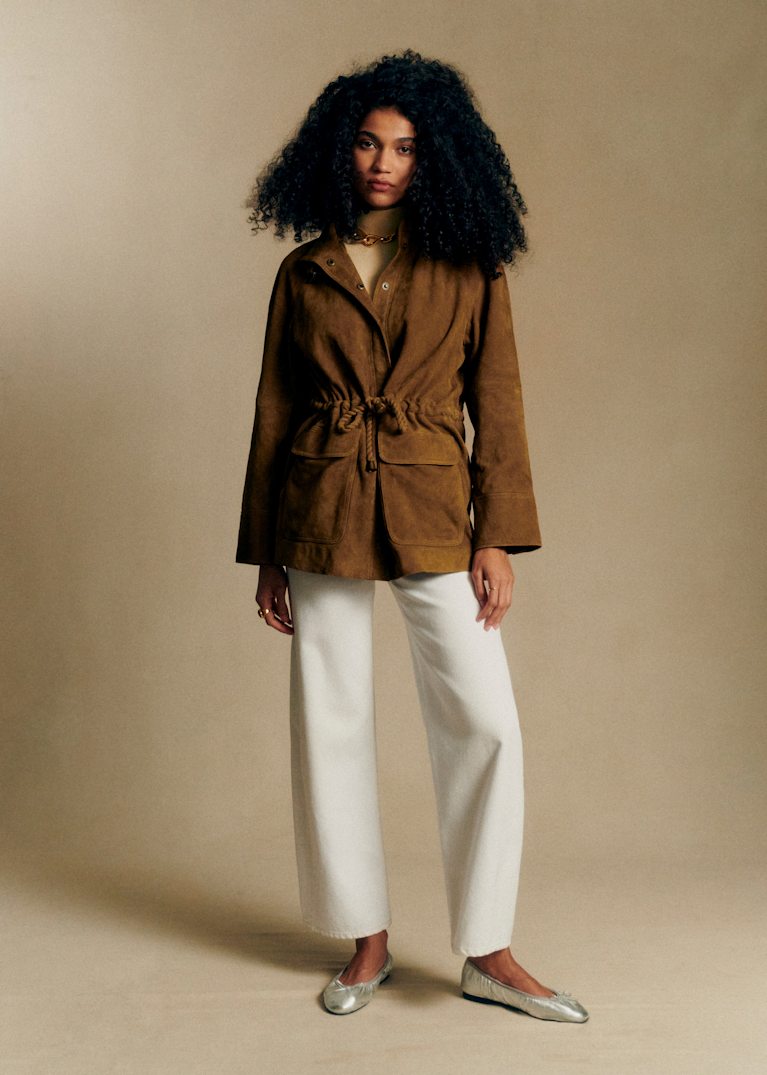 SEZANE セザンヌ　レザージャケット 気分はパリジェンヌな【Sézane（セザンヌ）】のレザージャケット