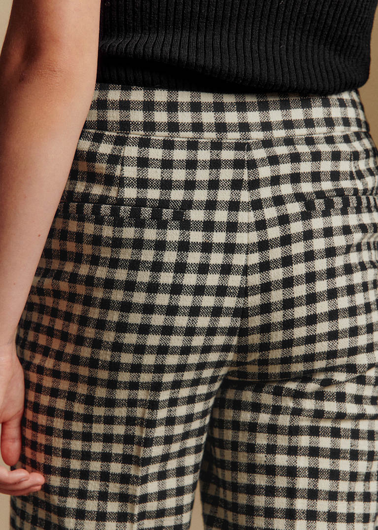 パンツ : シックでモードなチェック | レディースウェア | Sézane