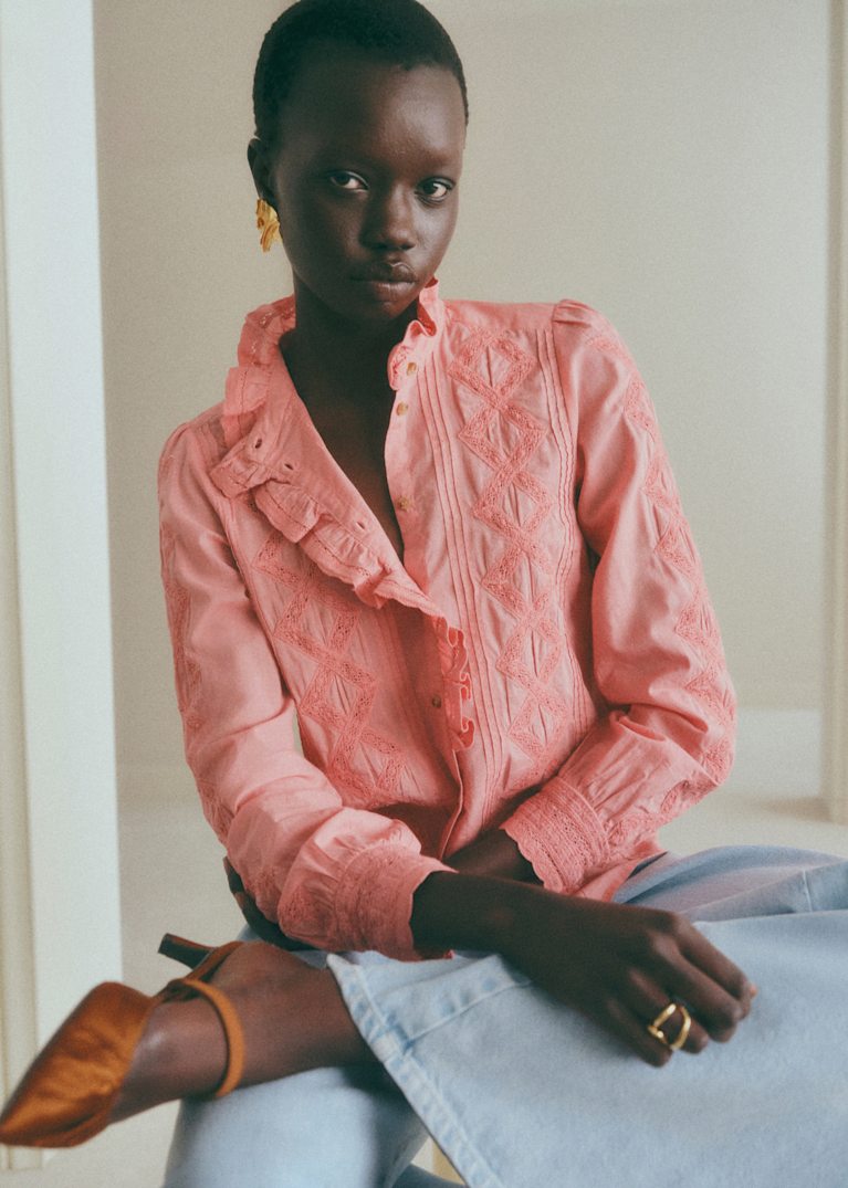 トップス : レース＆刺繍コレクション | レディースウェア | Sézane