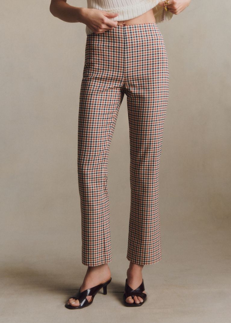 パンツ : シックでモードなチェック | レディースウェア | Sézane
