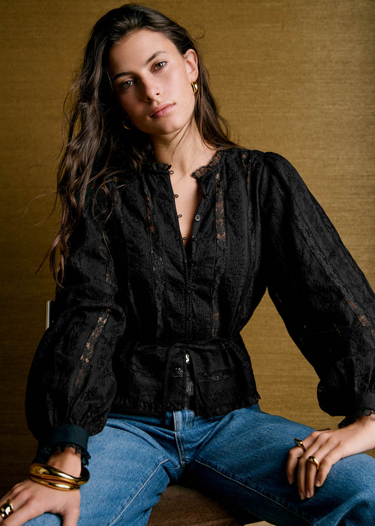 Tops: Lace & Embroidered | Women's Fashion | Sézane