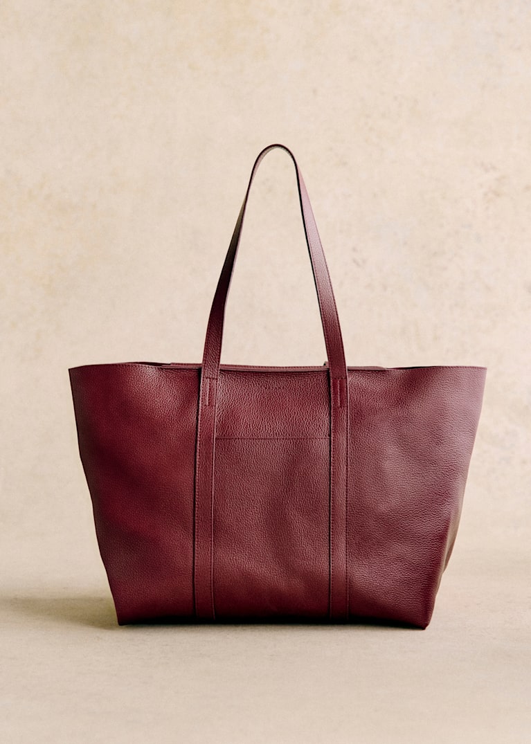 フランス発☆セザンヌ☆素敵な たっぷり収納 トート バック レザーグッズ:バッグ、バスケット&スモールレザーグッズ