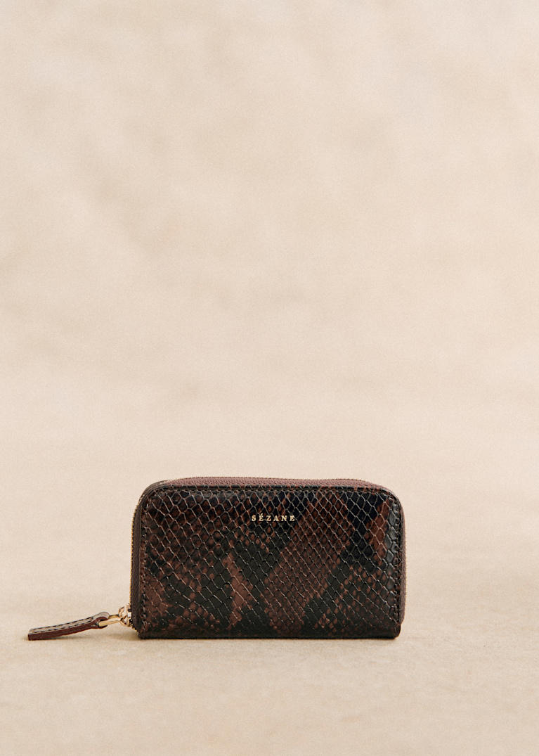 Sezane｜セザンヌ ポルトクレ・エンベロップ レザー キーリング Mulberry | マルベリーツリー レザー キーリング | セーブル