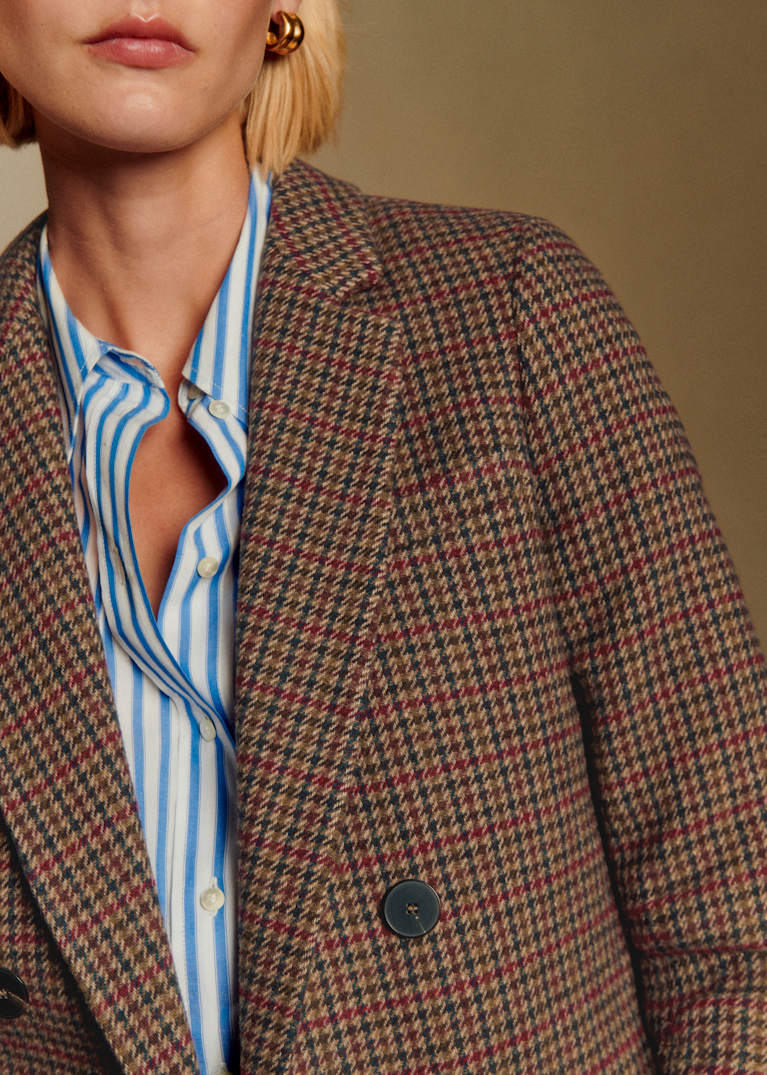 sezane テーラードジャケット 34 メランジグレー 2025年最新】Sezane