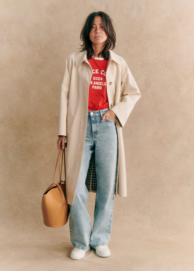 SÉZANE ベージュ CLYDEコート 38 SÉZANE ベージュ CLYDEコート 38 Clyde Coat - Light Beige