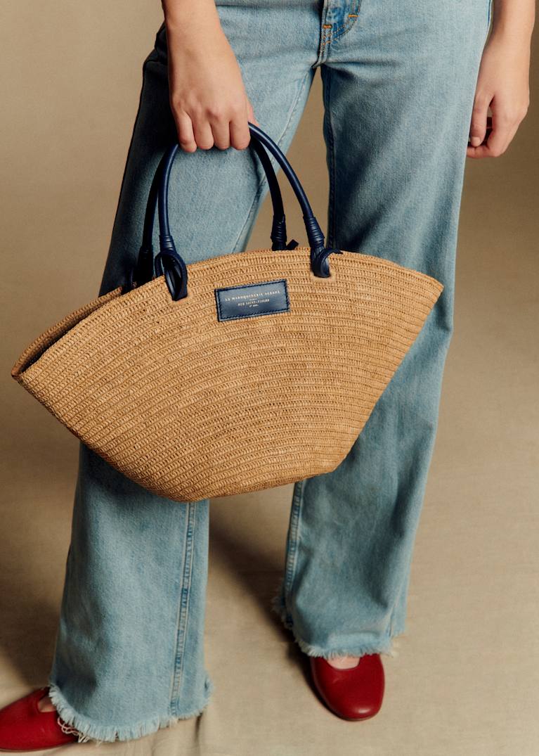 【sezane】JUSTINE バスケット SEZANE Justine Basket Bag • Spring & Summer Must-have & Try On丨