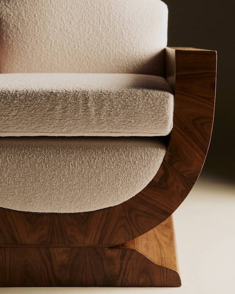 FAUTEUIL EN PALISSANDRE ART DÉCO ANNÉES 30