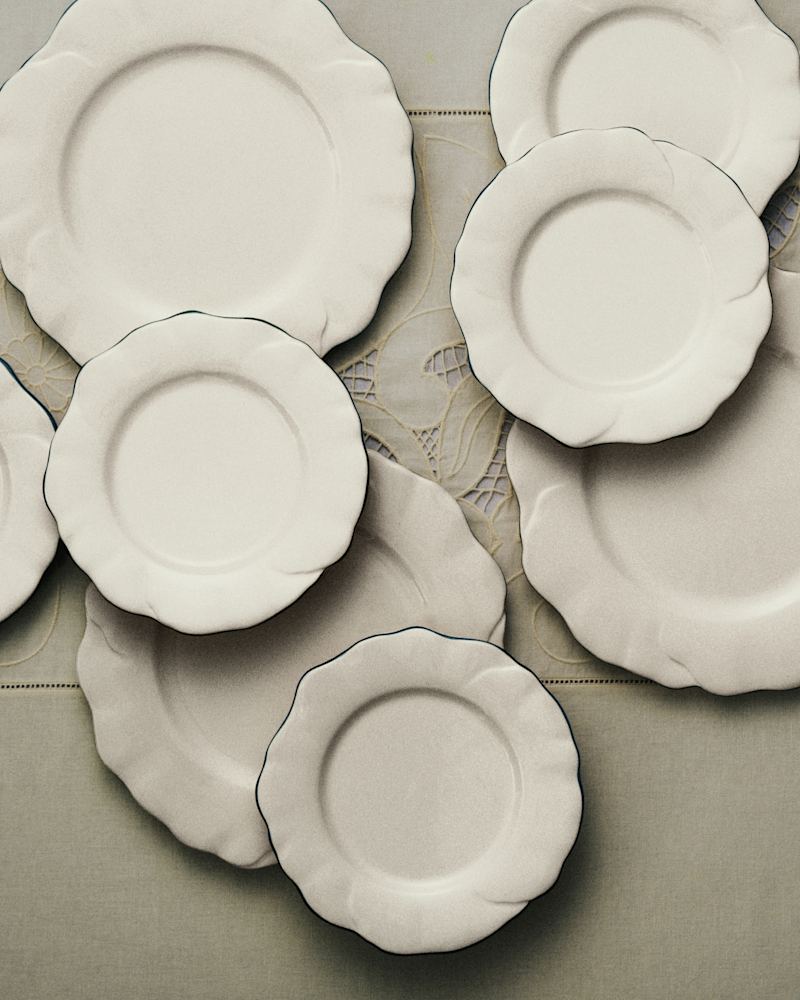 SET DE 4 ASSIETTES PLATES - BARCAROLLE