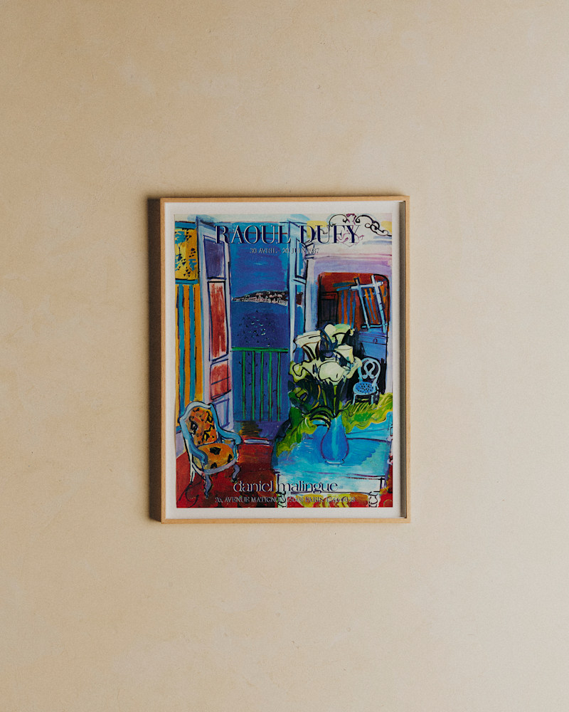 AFFICHE RAOUL DUFY, 1987