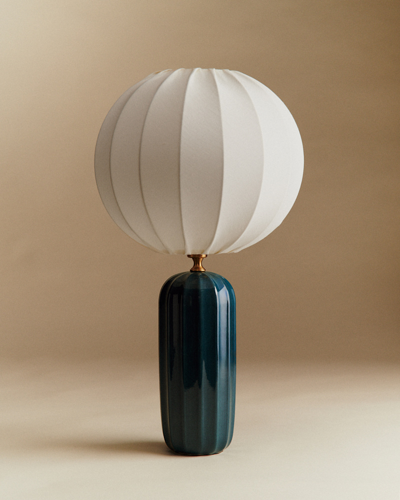 LAMPE TRAVIATA BLEU ORAGE