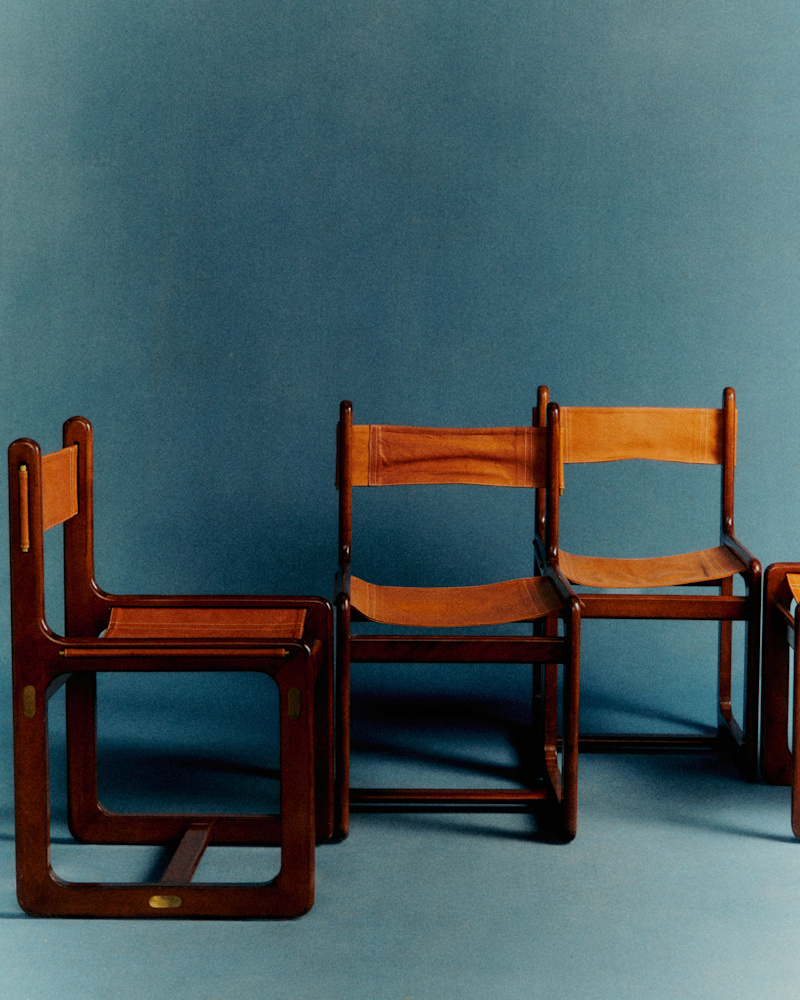 LOT DE 4 CHAISES GIGI RADICE ANNÉES 60