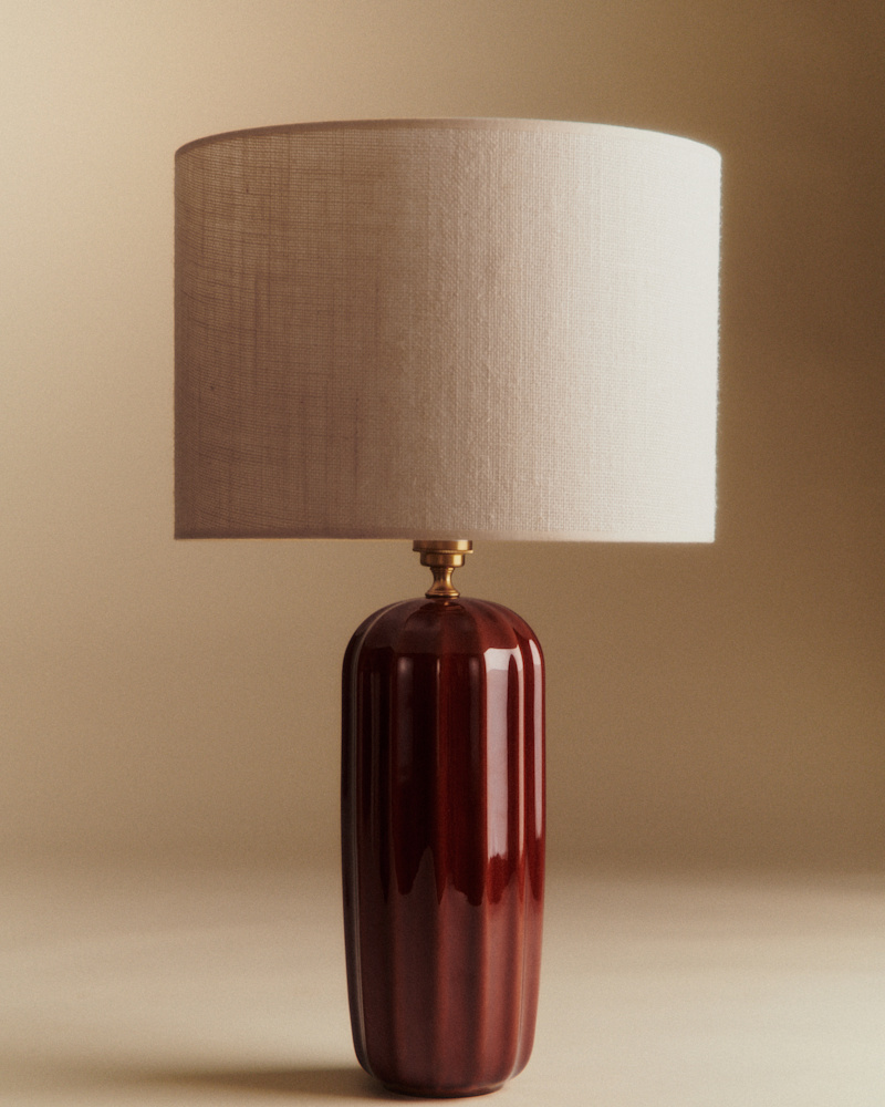 LAMPE TRAVIATA GRAND MODÈLE MOKA