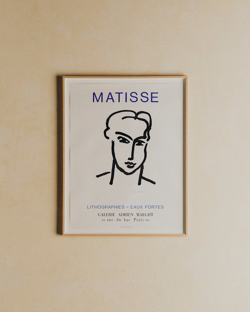 AFFICHE LITHOGRAPHIES - EAUX FORTES, MATISSE