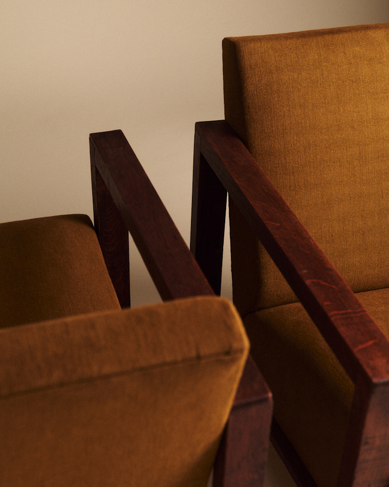 PAIRE DE FAUTEUILS ART DÉCO VINTAGE