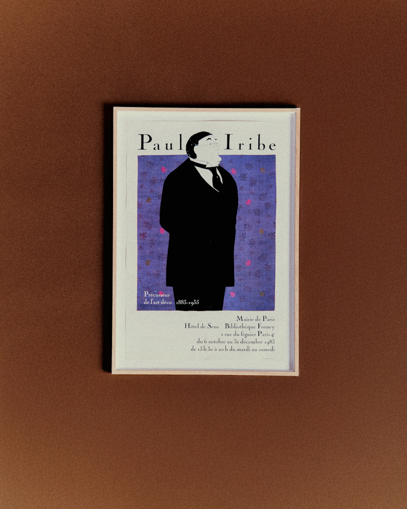 AFFICHE HÔTEL DE SENS, PAUL IRIBE, 1983
