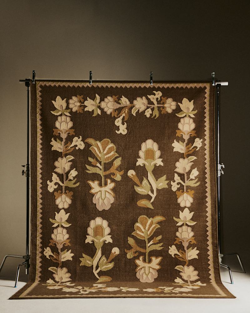 TAPIS FLEURS D'HIVER - 200 X 300 CM