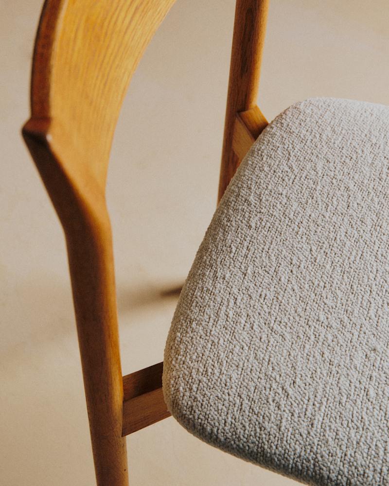 LOT DE 6 CHAISES SCANDINAVES ANNÉES 60