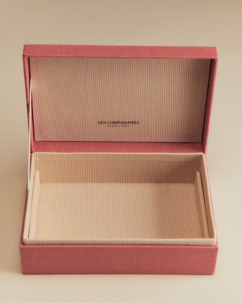 BOÎTE BIJOUX MATELASSÉE