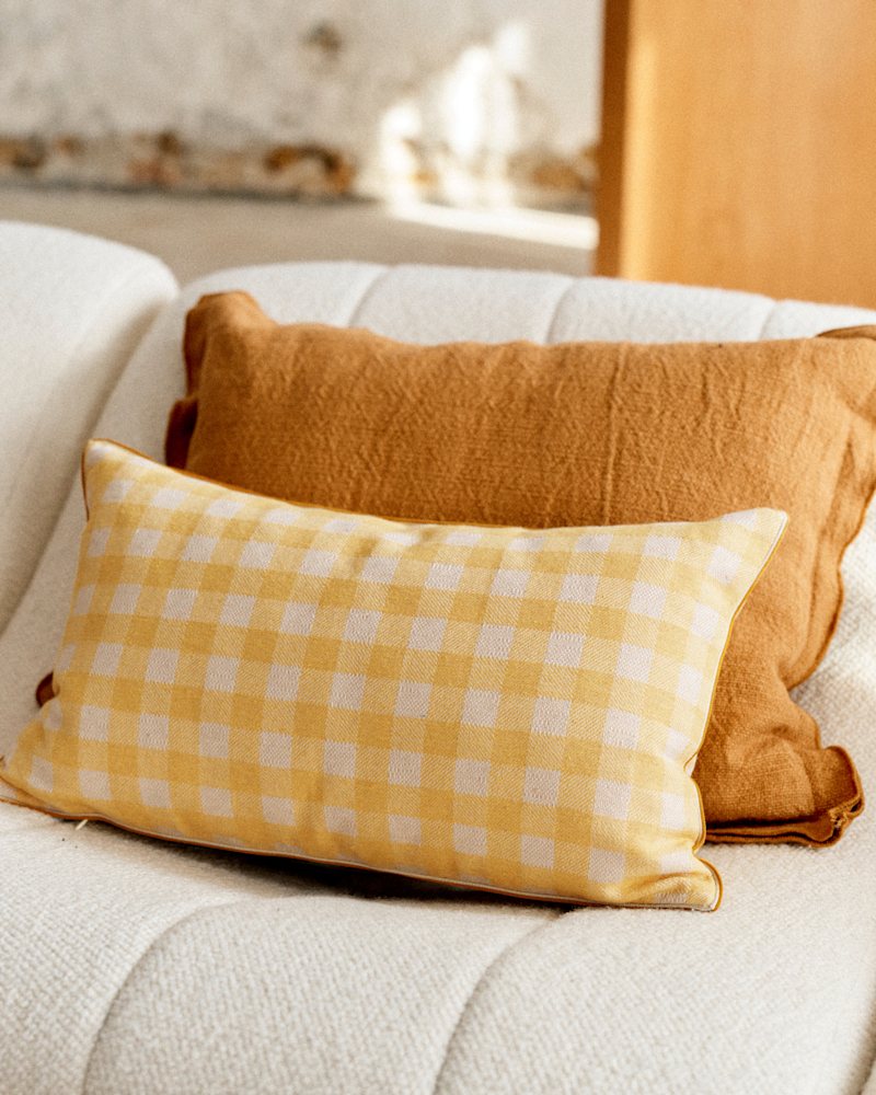 COUSSIN TISSÉ VICHY - PETIT MODÈLE