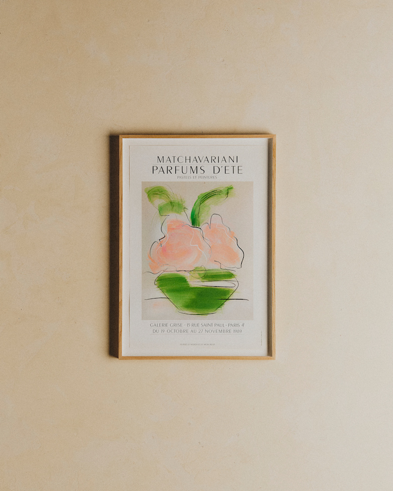 AFFICHE GALERIE GRISE, MATCHAVARIANI, 1989