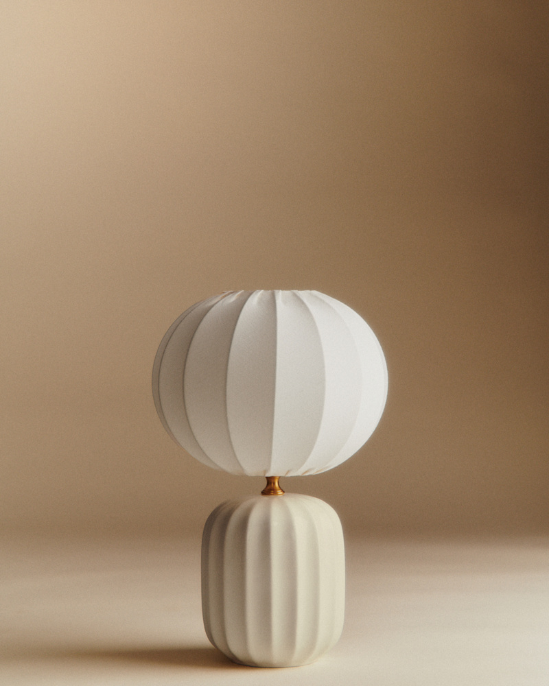 LAMPE TRAVIATA PETIT MODÈLE ÉCRU