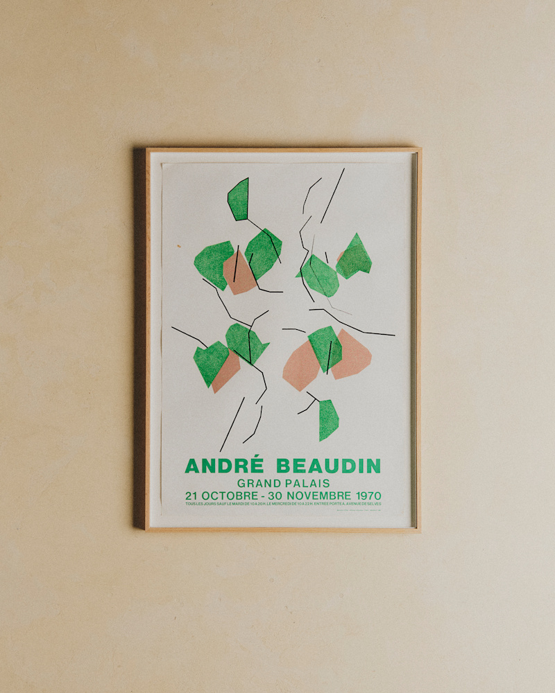 AFFICHE GRAND PALAIS, ANDRÉ BEAUDIN, 1970