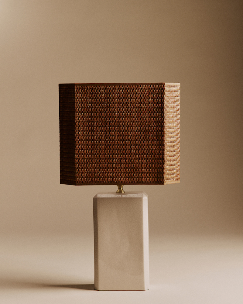 LAMPE CONCERTO ÉCRU CRAQUELÉ