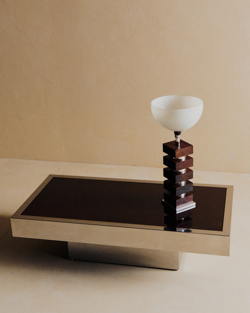 LAMPE VINTAGE EN PALISSANDRE