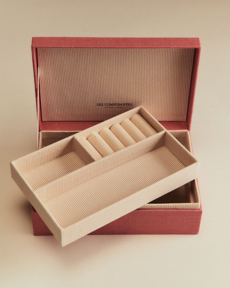 BOÎTE BIJOUX MATELASSÉE