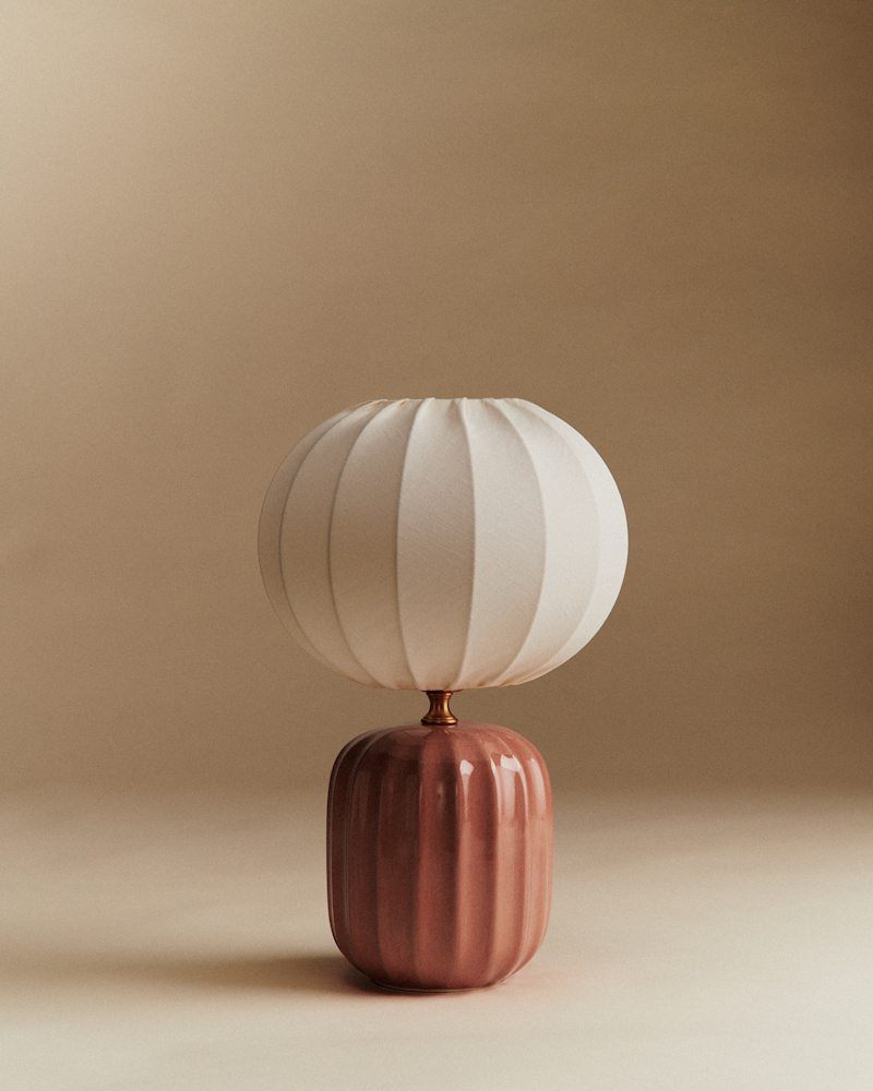 LAMPE TRAVIATA PETIT MODÈLE BLUSH