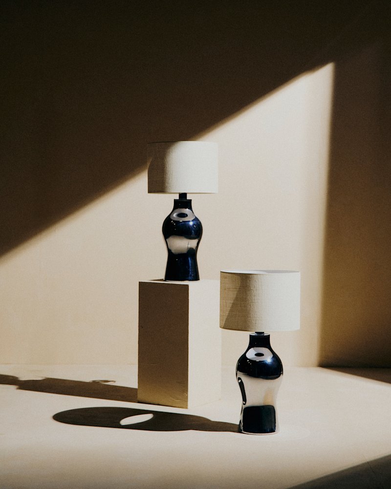 LAMPE VINTAGE GRAND MODÈLE CHROMÉE
