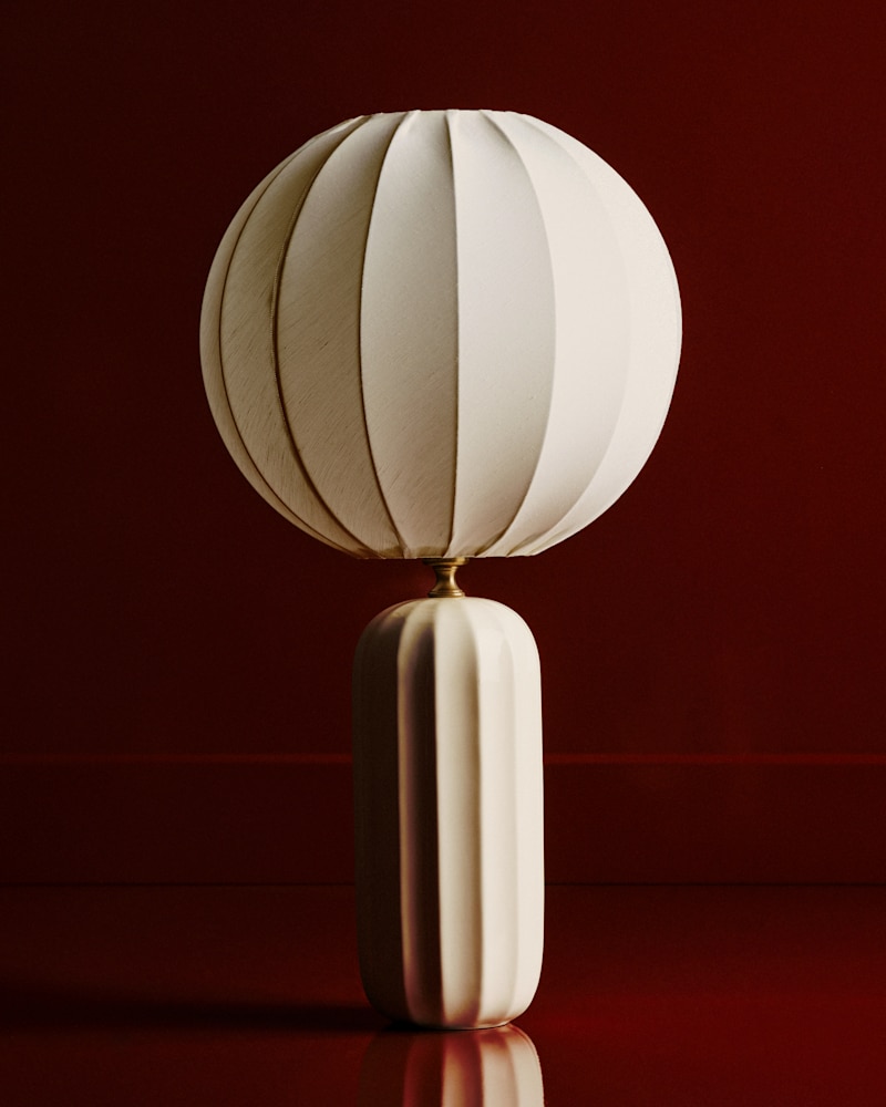 LAMPE TRAVIATA ÉCRU